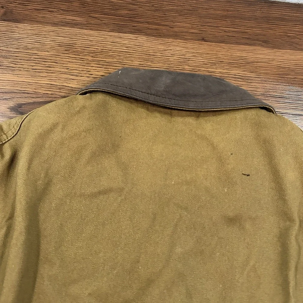 St Johns Bay Barn Coat Chore Jacket Men's XL Brown Flannel Lined Insulated